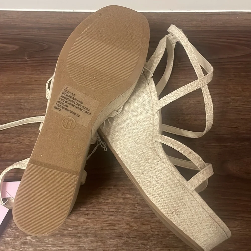 Wild Fable Ronnie Strappy Platform Wedge Heel Memory Foam Insole New size 11